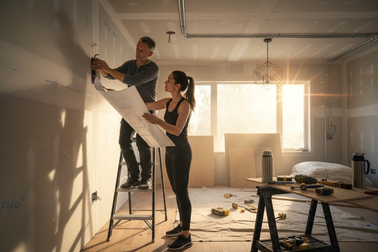 Electricien tijdens verbouwingen